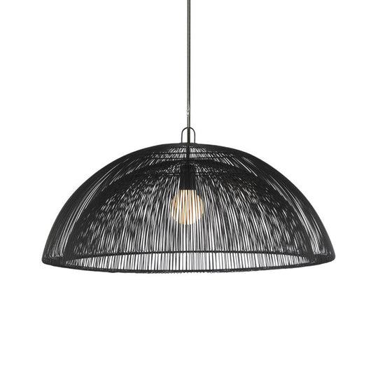 Moire Dome Suspension Light